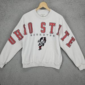 Abercrombie & Fitch X Reserve The Ohio State Buckeyes Sweatshirt Size Small